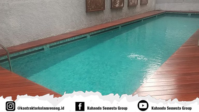 Kolam ozone sudah selesai dibuat