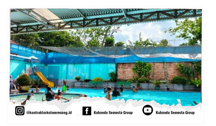 Program pelatihan renang khusus anak di Kolam renang cluster perumahan
