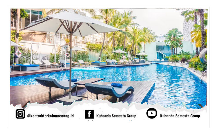 kolam renang resort dambaan para tamu hotel