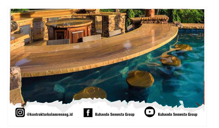 mini bar swimming pool