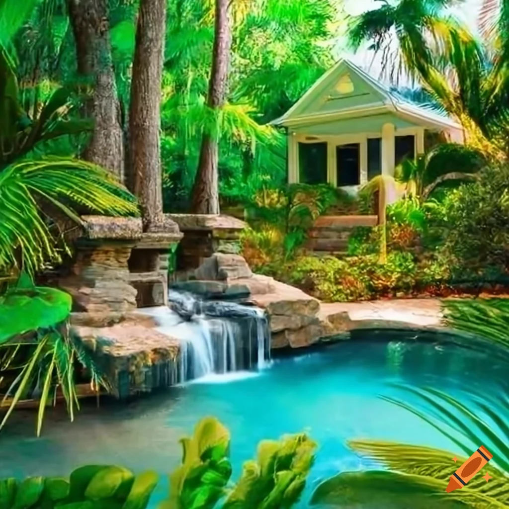 kolam renang konsep klasik back to nature