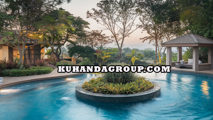 kolam renang asesories unik rumahan