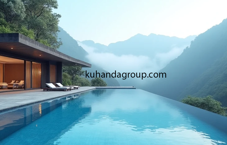 kolam renang roof top makin tren