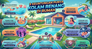 9 Keuntungan Punya Kolam Renang di Rumah