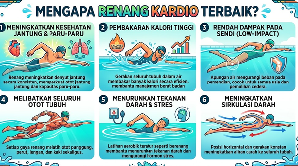 Mengapa Renang Olahraga Kardio Terbaik ?